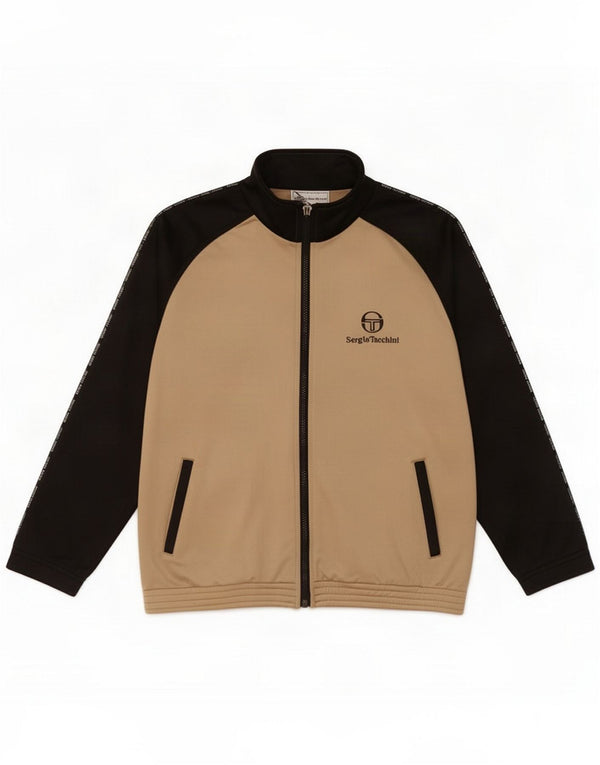 Sergio Tacchini Boys Tracksuit Top Jacket 11-12 Years Large Beige