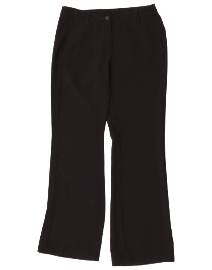 Benetton Dame Bootcut Chino Bukser IT 44 Medium W28 L32 Sort Polyester