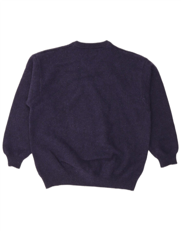 Marlboro Classics Herre V-hals sweater 2XL marineblå uld