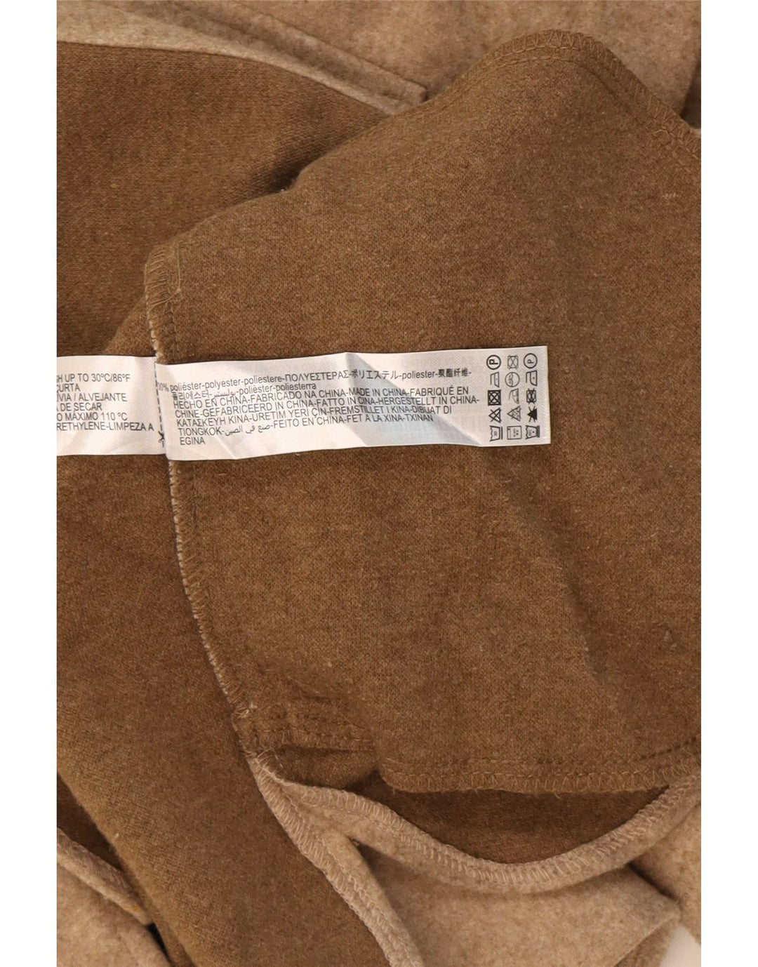Zara Womens Shacket Oversized Shirt UK 10 Small Beige Polyester