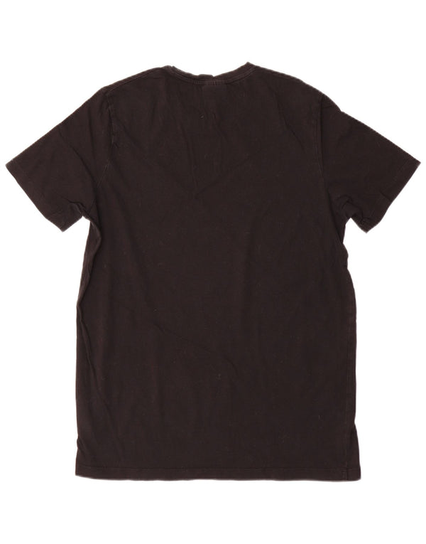 Hugo Boss Herre T-Shirt Top Medium Sort Bomuld