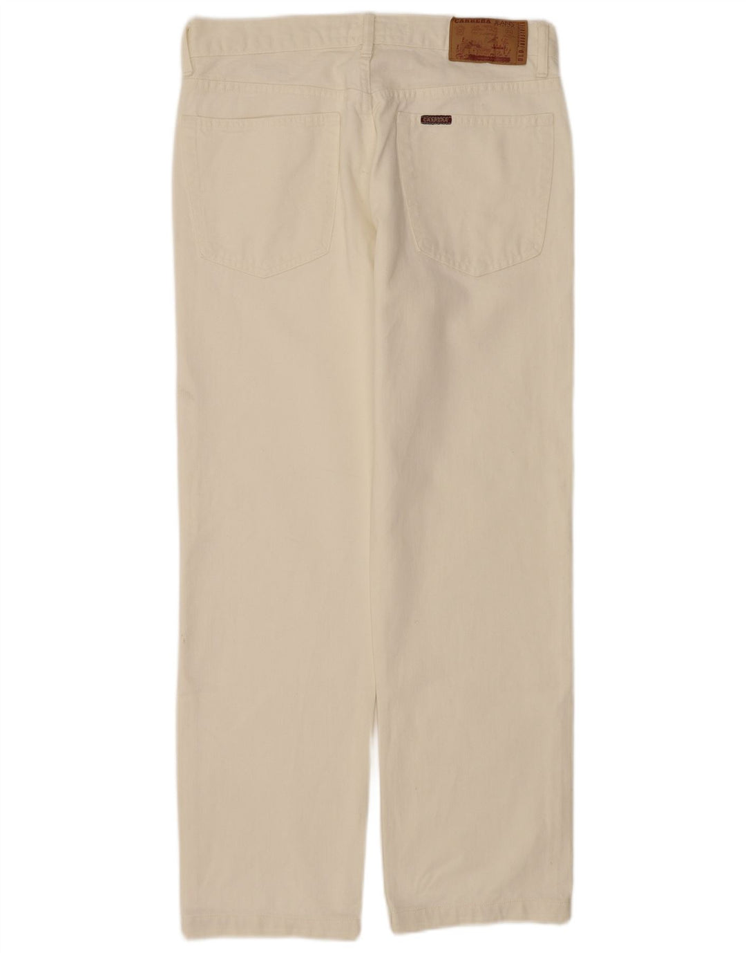 Carrera Straight Jeans til mænd W34 L30 Hvid bomuld
