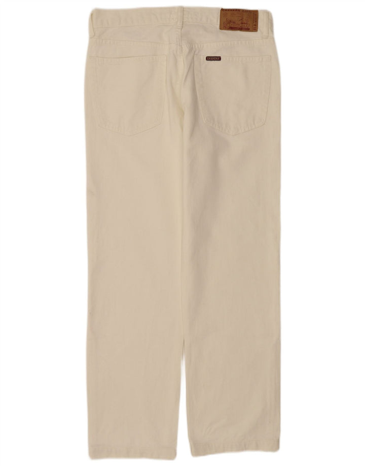 Carrera Straight Jeans til mænd W34 L30 Hvid bomuld