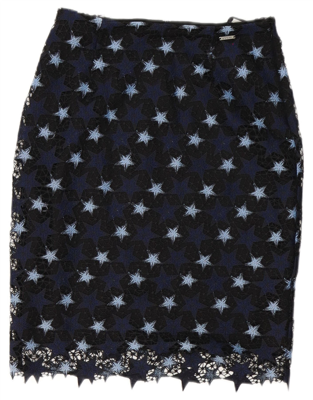 Guess Pencil Skirt til kvinder W27 Small Navy Blue Polyester