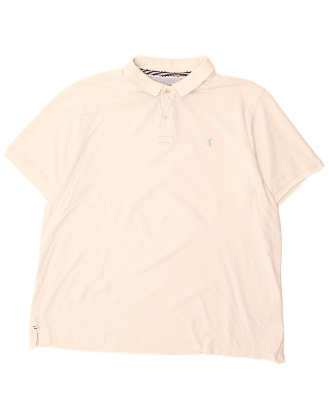 Joules herre klassisk pasform poloshirt XL hvid bomuld