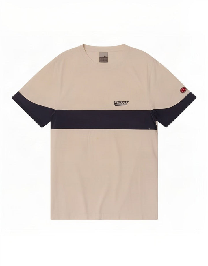Nike T-shirt top mellem mænd, hvid farveblok