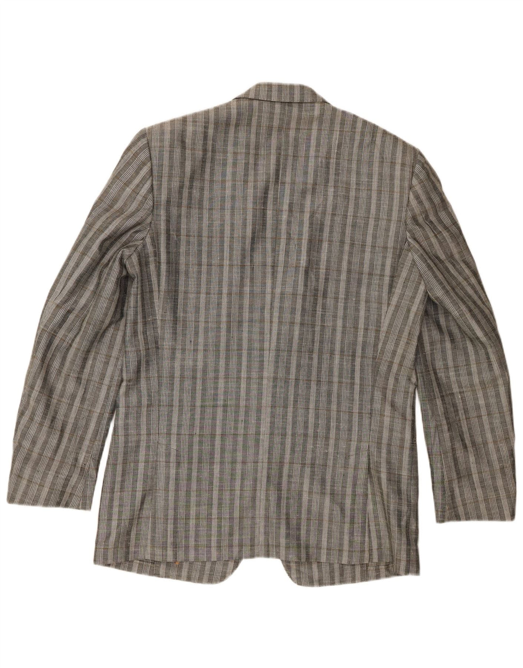Facis Herre 2-knaps denimskjorte UK 38 Medium Grey Check