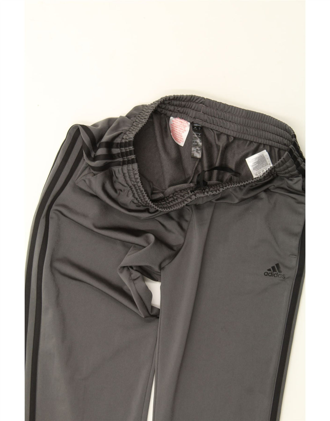 ADIDAS Boys Tracksuit Trousers Joggers 13-14 Years Grey Polyester Vintage Adidas and Second-Hand Adidas from Messina Hembry 