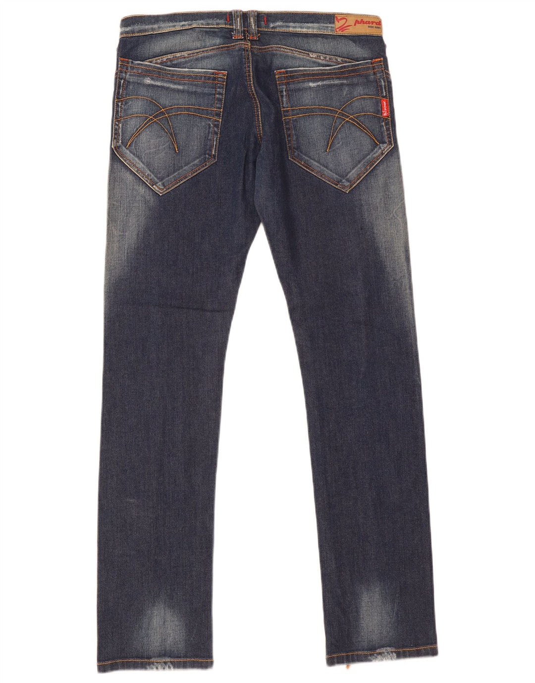 Phard lige jeans til kvinder W30 L31 Marineblå bomuld