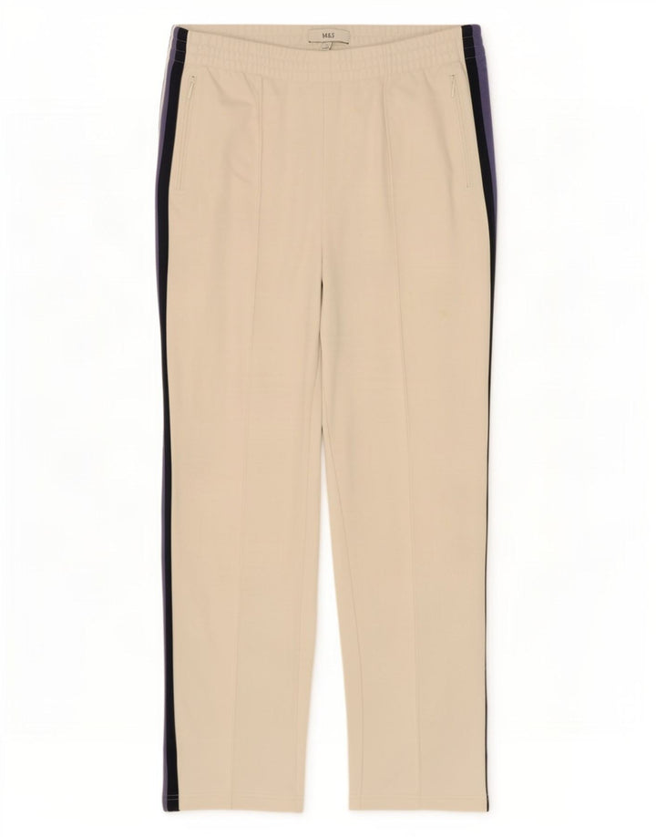 Marks & Spencer Træningsdragtsbukser til kvinder UK 12 Medium Off White
