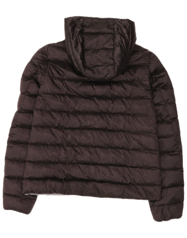 Ciesse Piumini Womens Hooded Oversized Padded Jacket IT 40 XS Black
