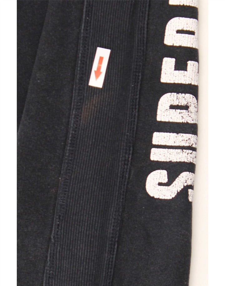 Superdry Graphic Tracksuit Bukser til kvinder UK 14 Medium Black Bomuld