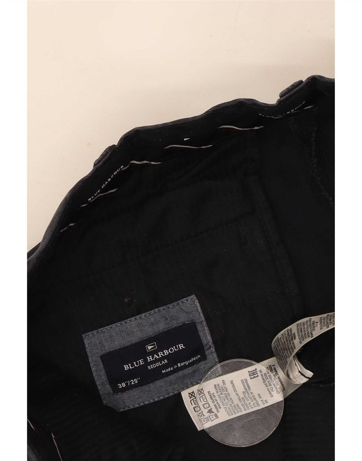 Marks & Spencer Herre Blue Harbor Regular Chino Bukser W38 L29 Navy Blue