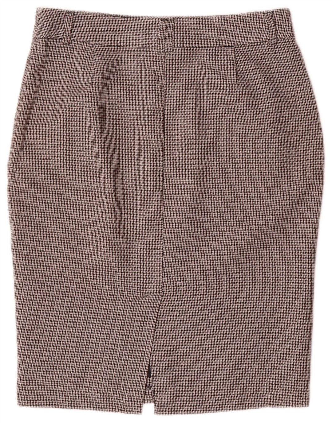 Marks & Spencer Blyantnederdel til kvinder W32 Large Grå Houndstooth