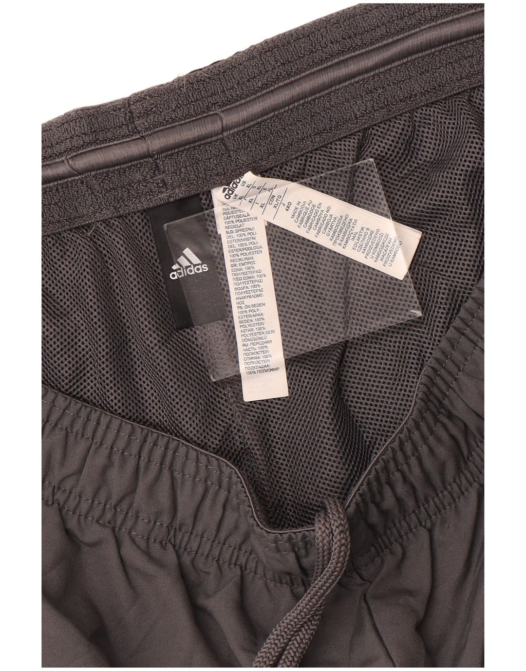 Adidas Herre Graphic Sports Shorts XL Grå Colourblock Polyester