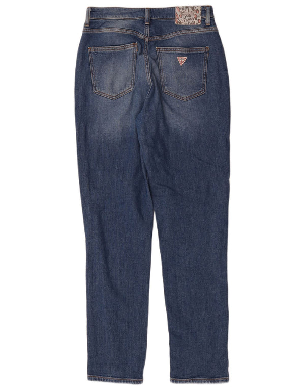 Guess Womens Mom Jean Tapered Jeans W28 L31 Blå Bomuld