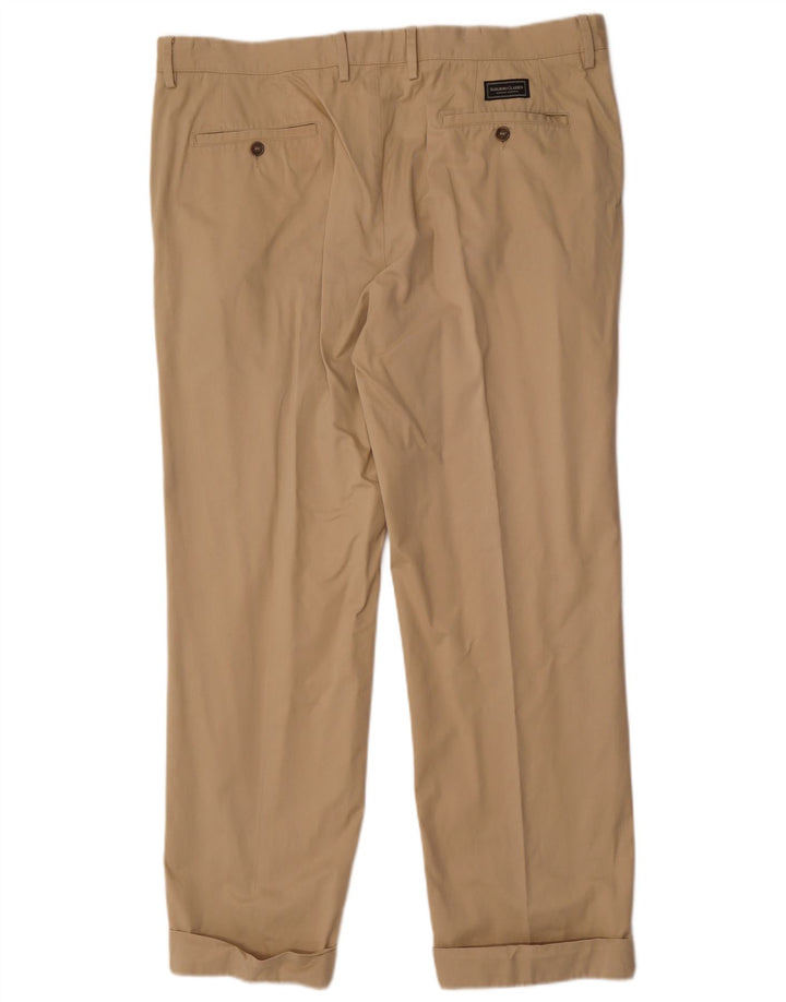 Marlboro Classics Straight Chino-bukser til mænd W38 L30 Beige