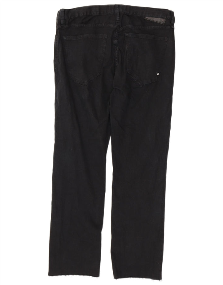 BILLABONG Straight jeans til mænd W32 L29 sort bomuld
