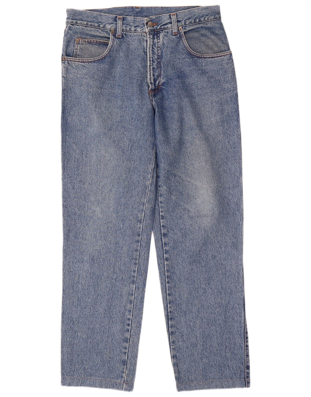 Naf Straight Jeans til mænd W34 L30 Blå Bomuld