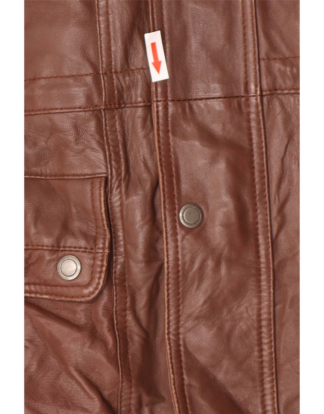 Vintage herre læderfrakke UK 40 Large Brown