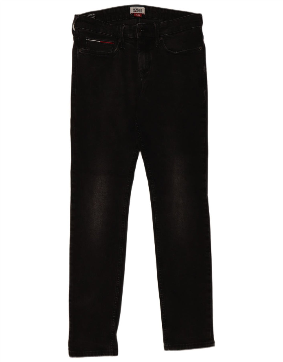 Tommy Hilfiger Dame Skinny Jeans W29 L32 Sort Bomuld