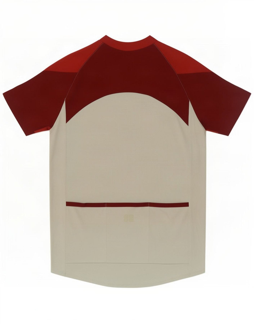 Nike T-shirt med lynlås til mænd, stor grå, farveblok polyester