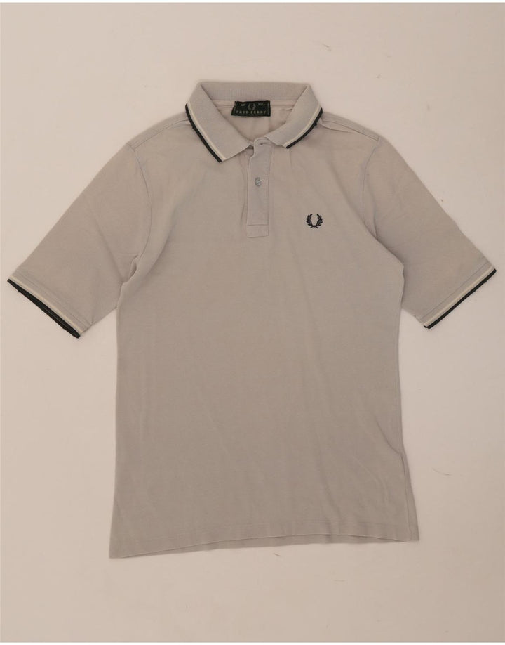 Fred Perry herre polo shirt lille grå stribet bomuld