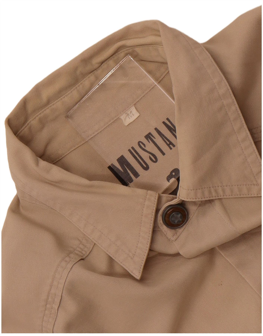 Mustang Herreskjorte Medium Beige