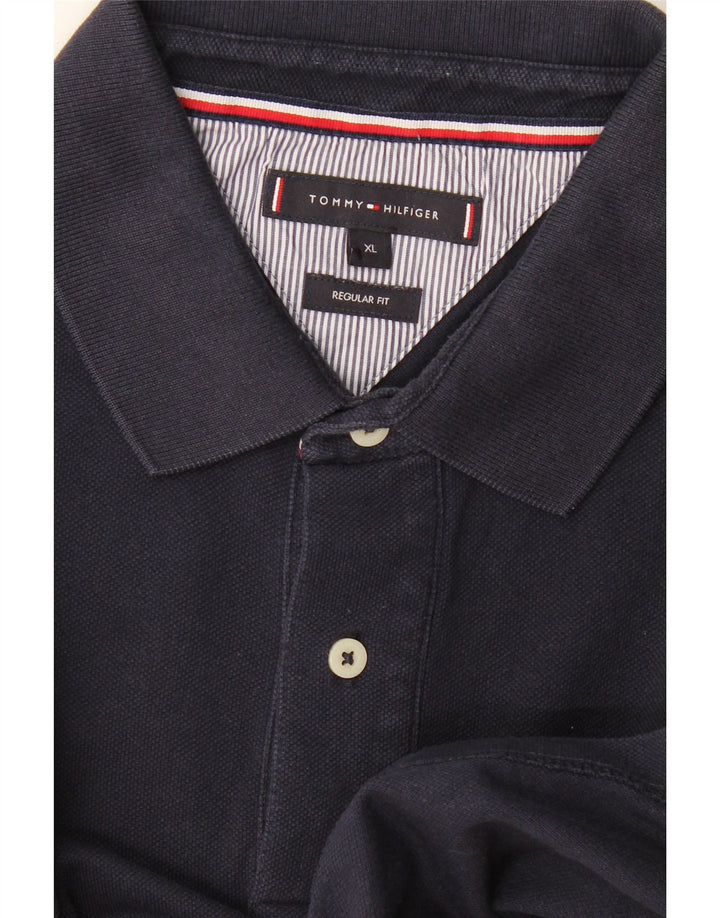 Tommy Hilfiger Herre Regular Fit Polo Shirt XL Navy Blue