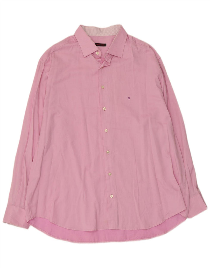 PIERRE CARDIN Herreskjorte str. 47 2XL Pink Bomuld