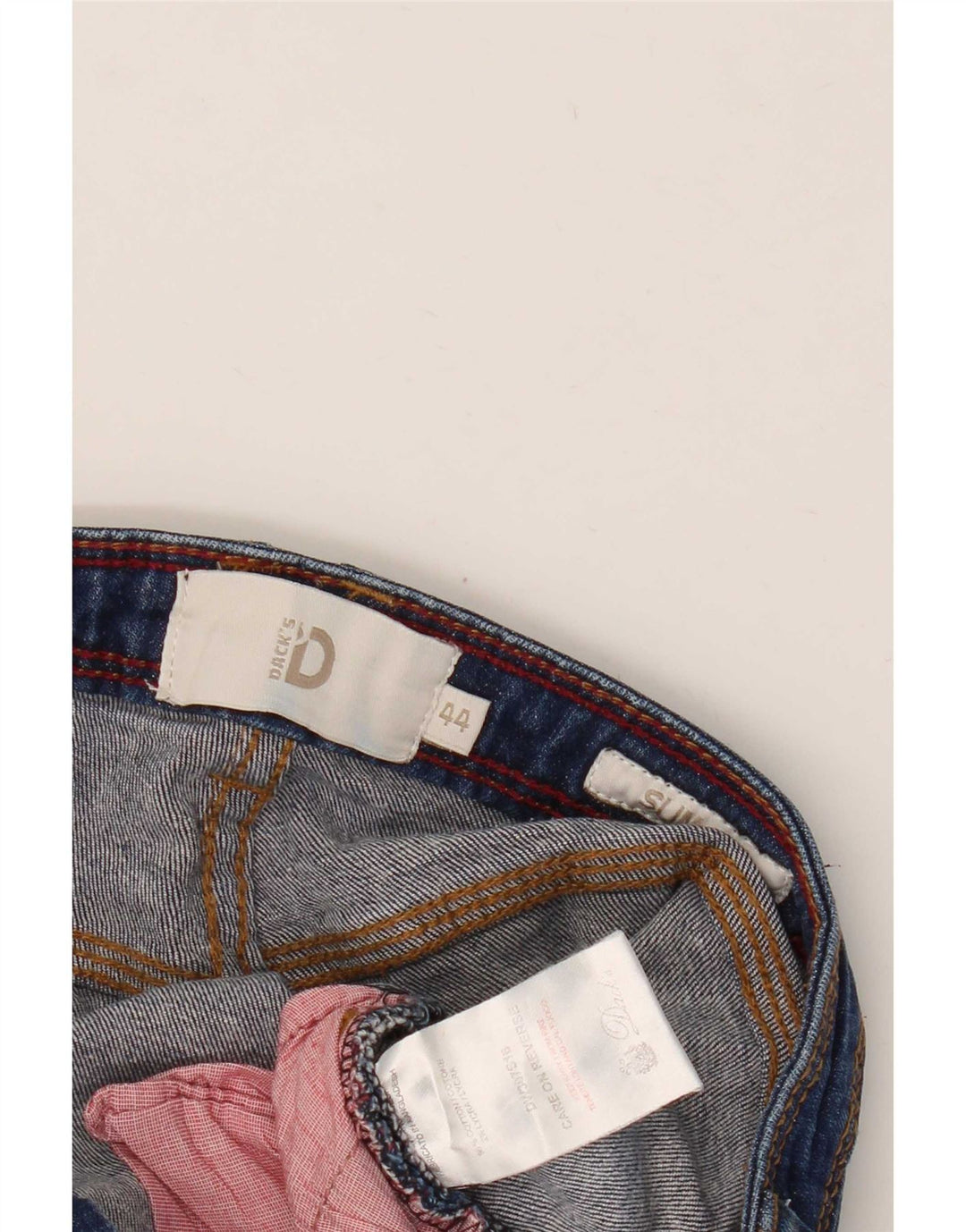Dacks Slim Fit denimshorts til kvinder IT 44 Medium W28 Blå Bomuld