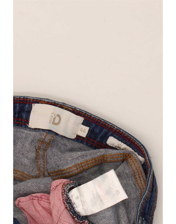 Dacks Slim Fit denimshorts til kvinder IT 44 Medium W28 Blå Bomuld