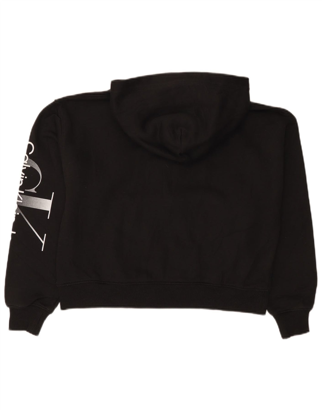 CALVIN KLEIN JEANS Oversized hættetrøje til kvinder UK 10 Small Black