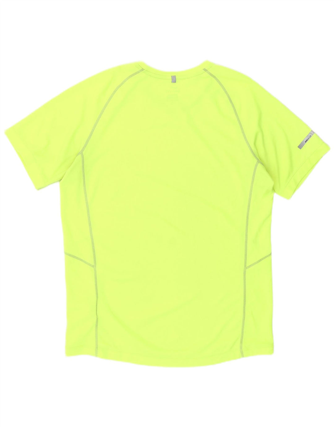 Nike Herre Dri Fit T-shirt Top Medium Gul Polyester