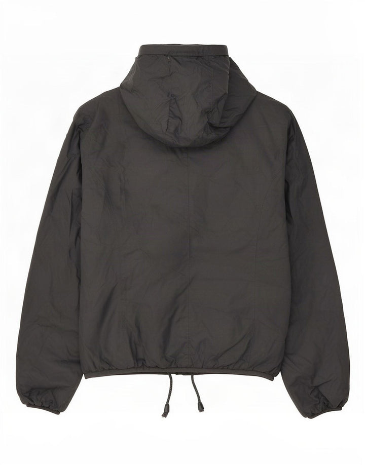 K-Way Dame Hooded Windbreaker Jacket UK 8 Small Grå Polyamid