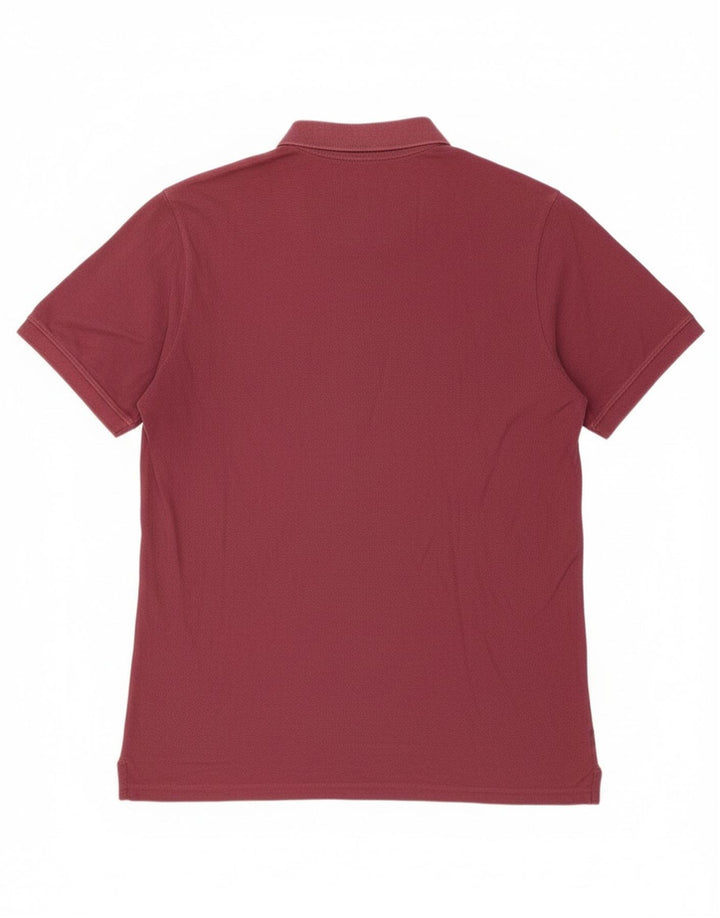 Bænk herre poloshirt XL Bourgogne bomuld