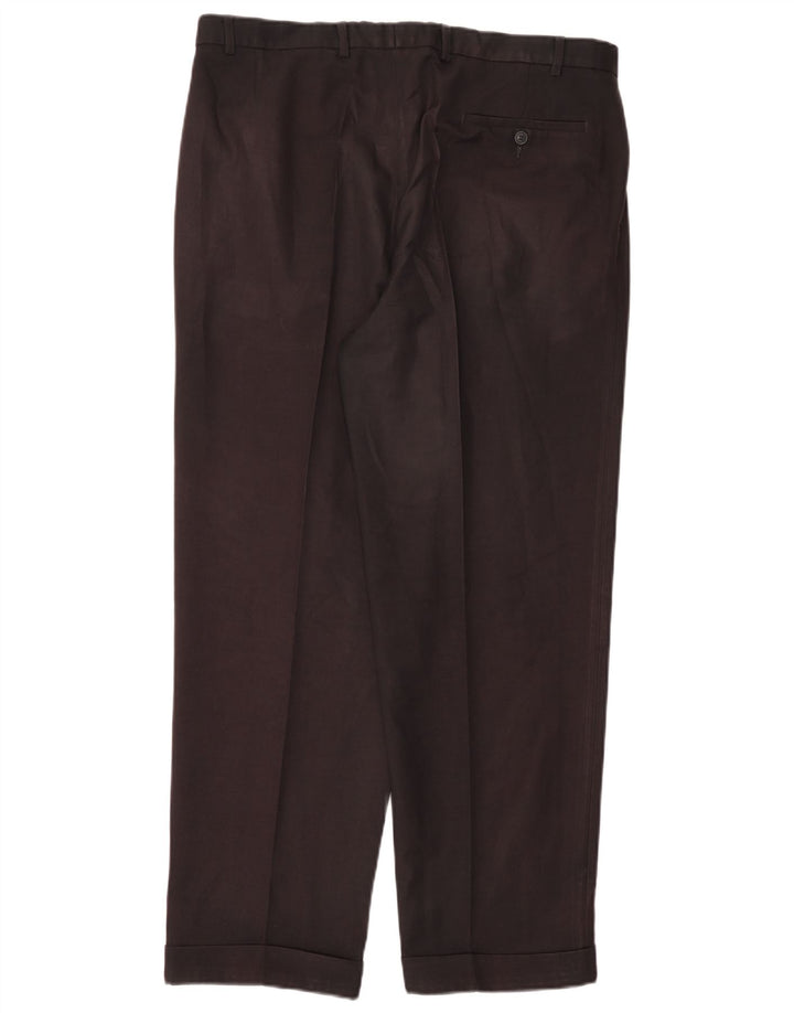Marks & Spencer Herre Pegged Suit Bukser W38 L31 Marineblå Polyester