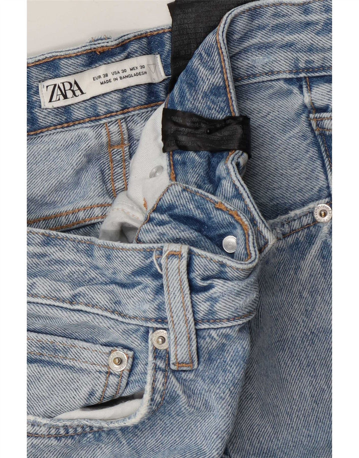 Zara Straight Jeans til mænd EU 38 Small W30 L26 Blue Cotton
