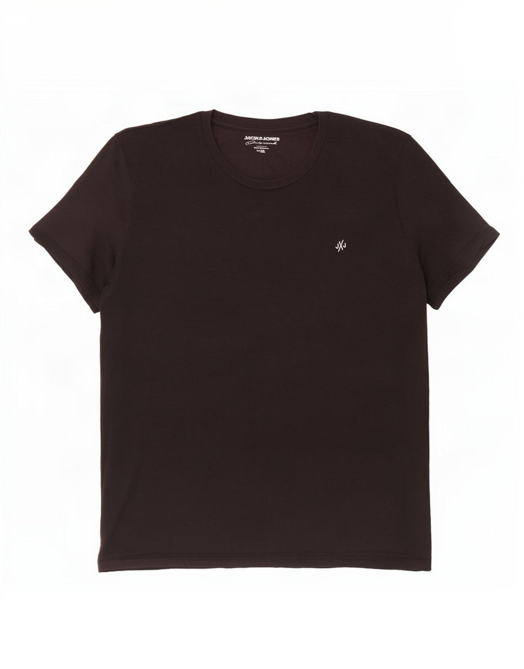 Jack & Jones Herre T-Shirt Top XL Sort Bomuld