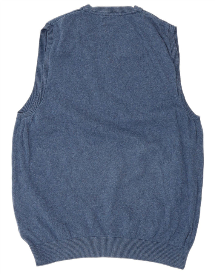 Marks & Spencer Herrevest Tank Top Stor Marineblå Bomuld