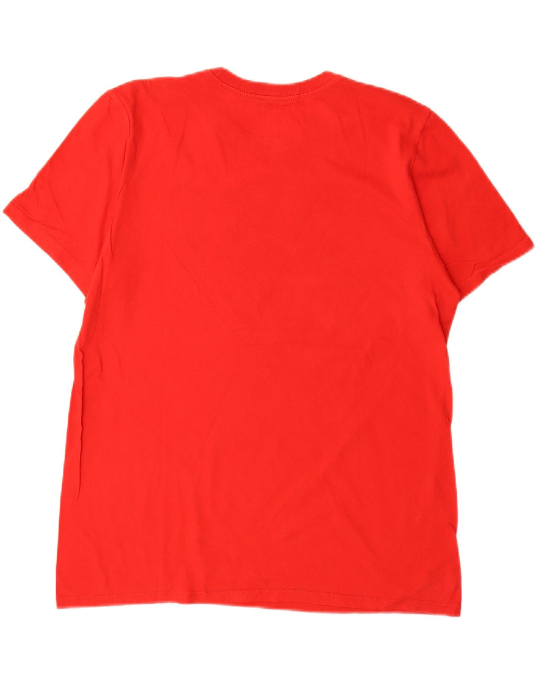Nike Herre Athletic Cut Grafisk T-Shirt Top Stor Rød Bomuld