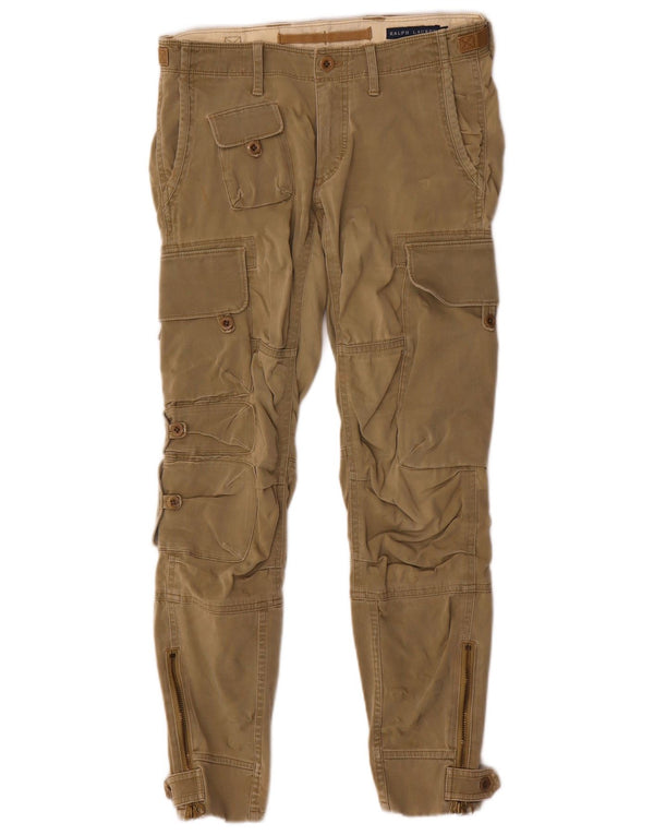 Ralph Lauren Dame Slim Cargo Bukser US 6 Medium W29 L28 Khaki Bomuld