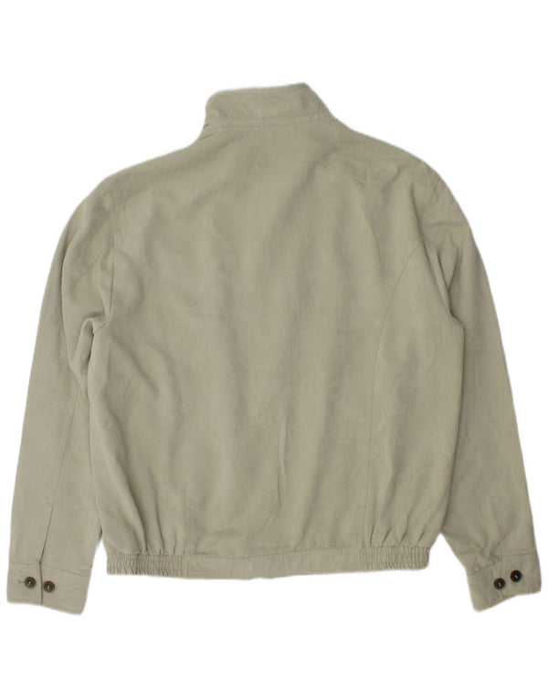 Marks & Spencer Bomber Jacket UK 38 Medium Green Polyester