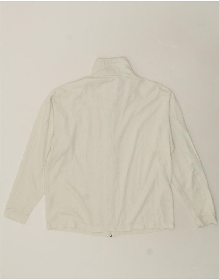 CHAMPION Mens Tracksuit Top Jacket Medium White Cotton Vintage Champion and Second-Hand Champion from Messina Hembry 