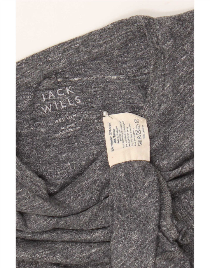 Jack Wills Herre Kortærmet Regular T-Shirt Top Medium Grey Flecked