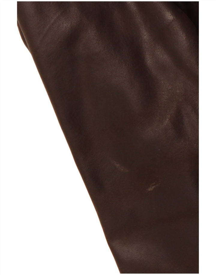 Legendarisk jakke 1957 herre læderjakke UK 36 Lille brunt læder