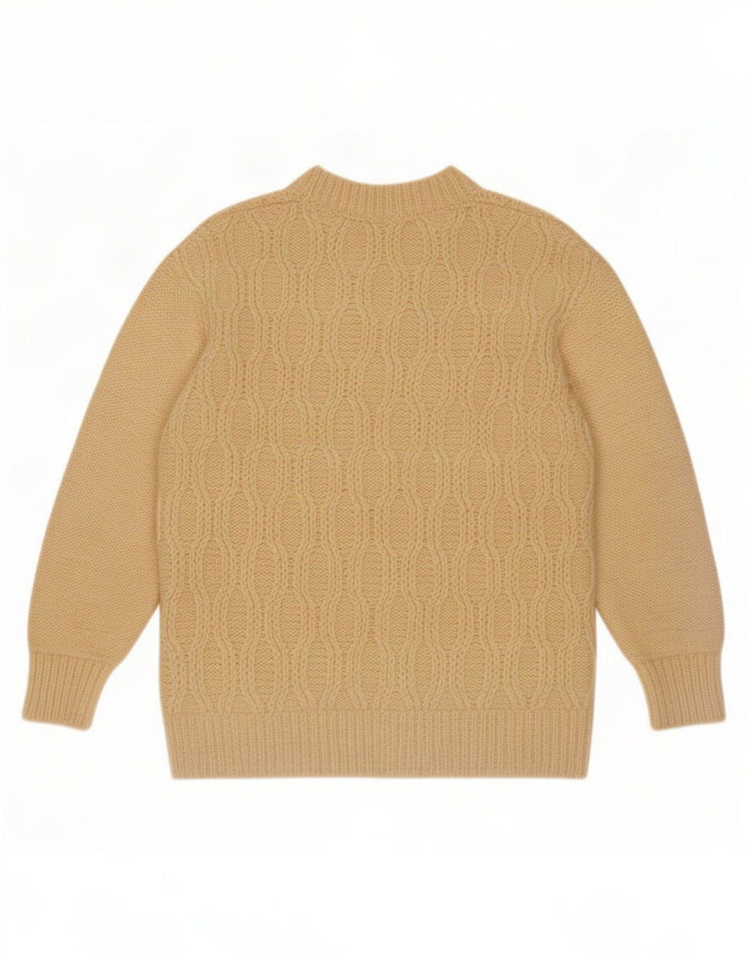 Vintage Dame Turtle Neck Jumper Sweater UK 12 Medium Off White