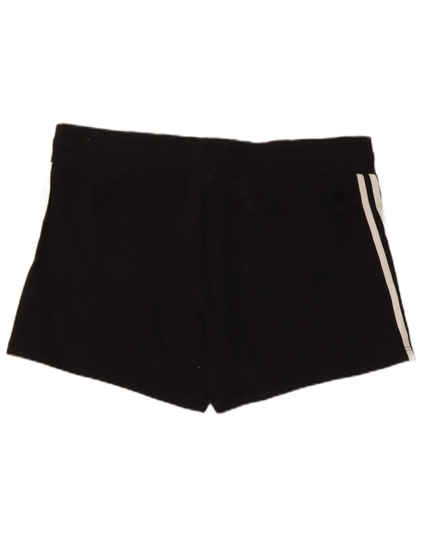 Adidas Womens Sport Shorts UK 22 XL Black Cotton
