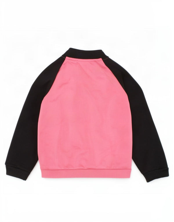 Adidas Baby Girls Tracksuit Top Jacket 12-18 Months Pink Colourblock