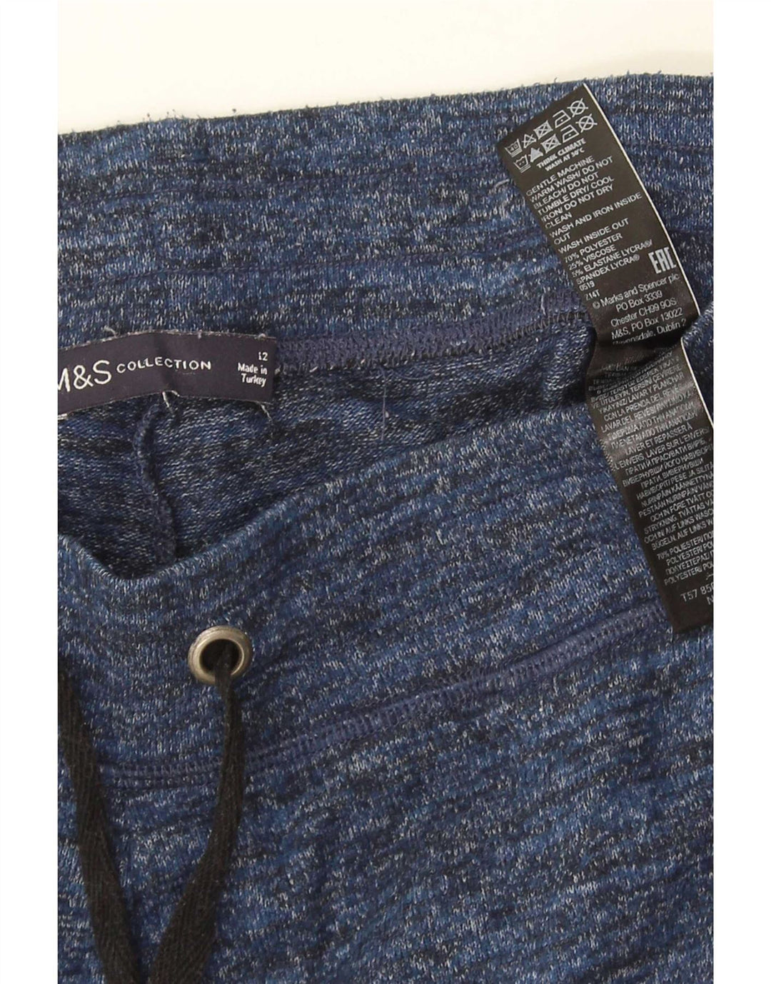 Marks & Spencer Træningsdragt til kvinder Joggers UK 12 Medium Navy Blue